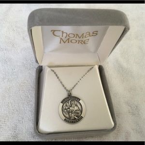 Thomas More Saint Matthew Sterling Silver